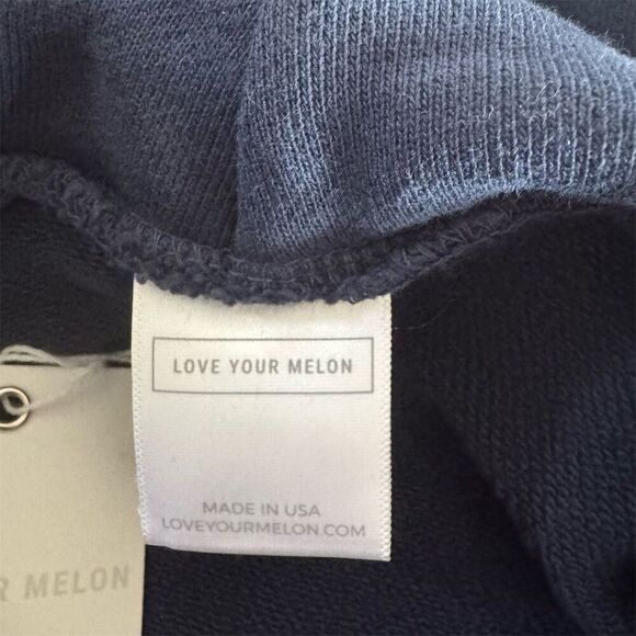 Love Your Melon Blue Hoodie Cozy Sweatshirt - Picture 7 of 9